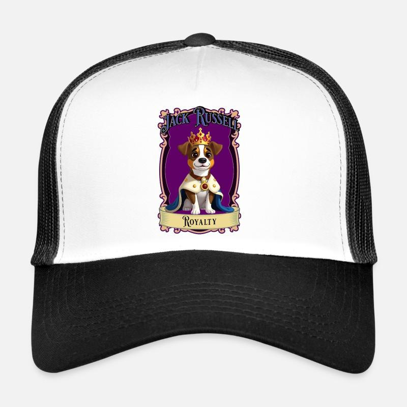 Portrait couronné de Jack Russell royal Casquette trucker 