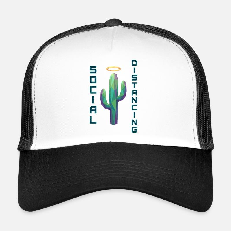 Social Distancing Kaktus Trucker Cap