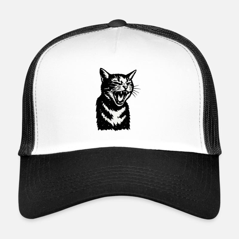 Chat Ombre Hurlante Casquette trucker 