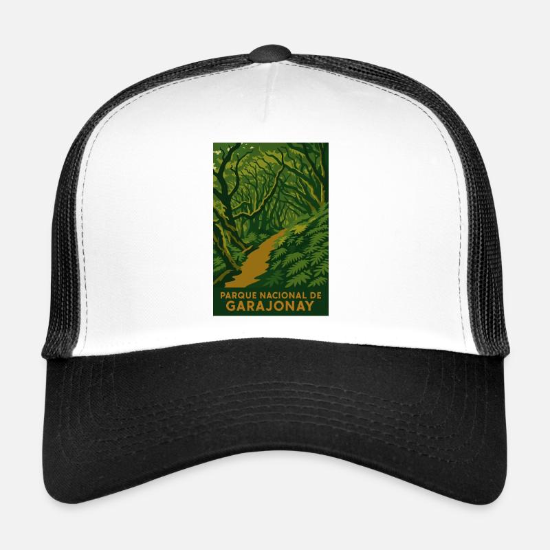 Parque Nacionale de Garajonay - Trucker Cap - Weiß/Schwarz