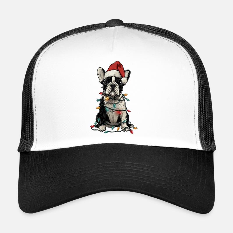 Noël du bouledogue français Casquette trucker 