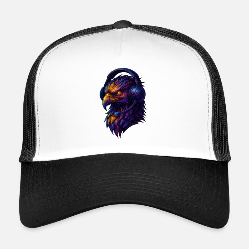 Neonadler mit Headset Trucker Cap
