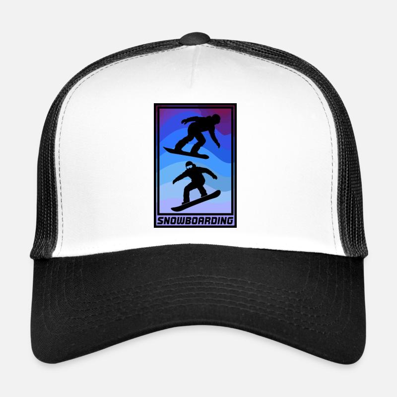 Snowboarding Trucker Cap