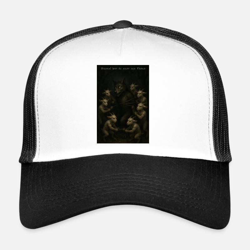 Kampf  - Trucker Cap - Weiß/Schwarz