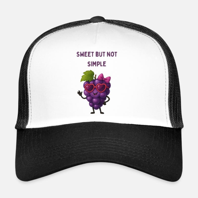 Sweet, but not simple – grape Trucker Cap