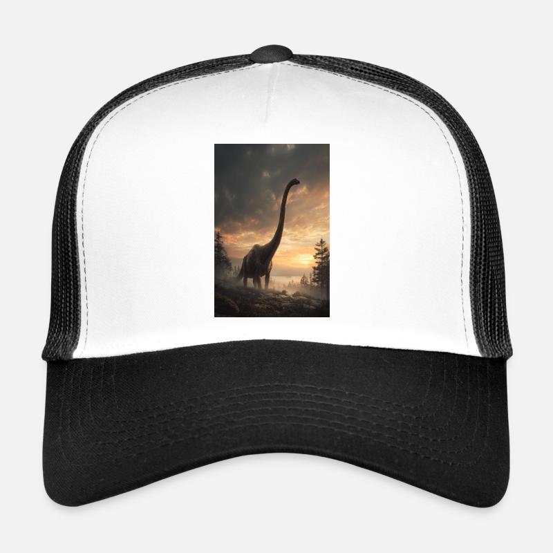 Brachiosaurus à la Forêt du Couchant Casquette trucker 