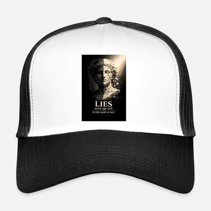 Lügen zerbrechen im Licht Trucker Cap