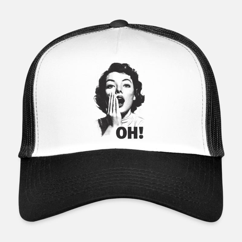 Visage hurlant Oh Casquette trucker 