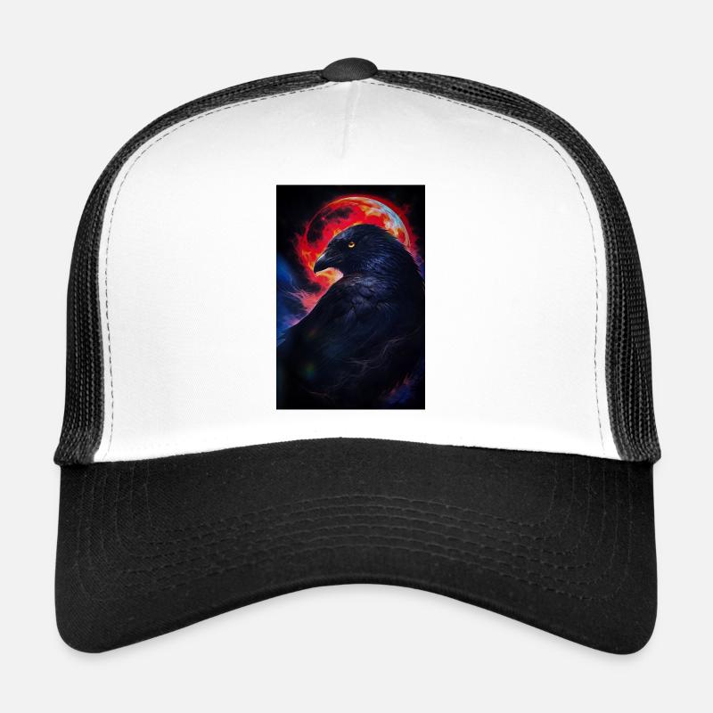 Rabe vor Feuermond Trucker Cap