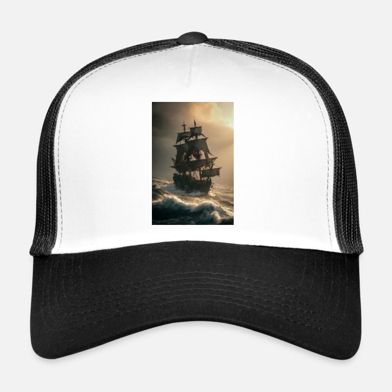 Stormbound Galleon at Dawn Trucker Cap