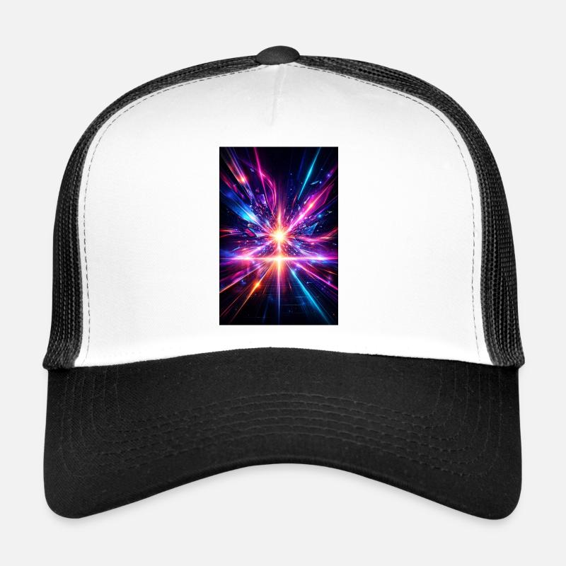 Explosion des Rayons Néon Casquette trucker 
