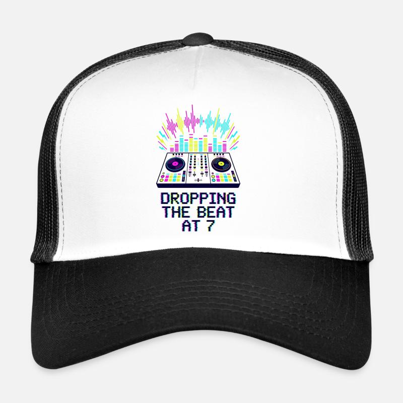 Lancer le rythme à 7 DJ Casquette trucker 
