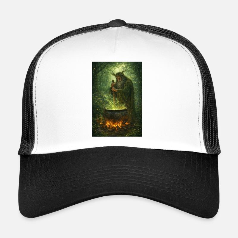 Druid - Trucker Cap - white/black