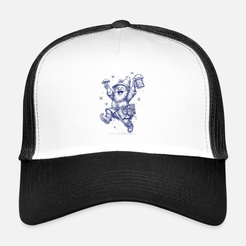 Gnome avec chope de bière Jubelfest Casquette trucker 
