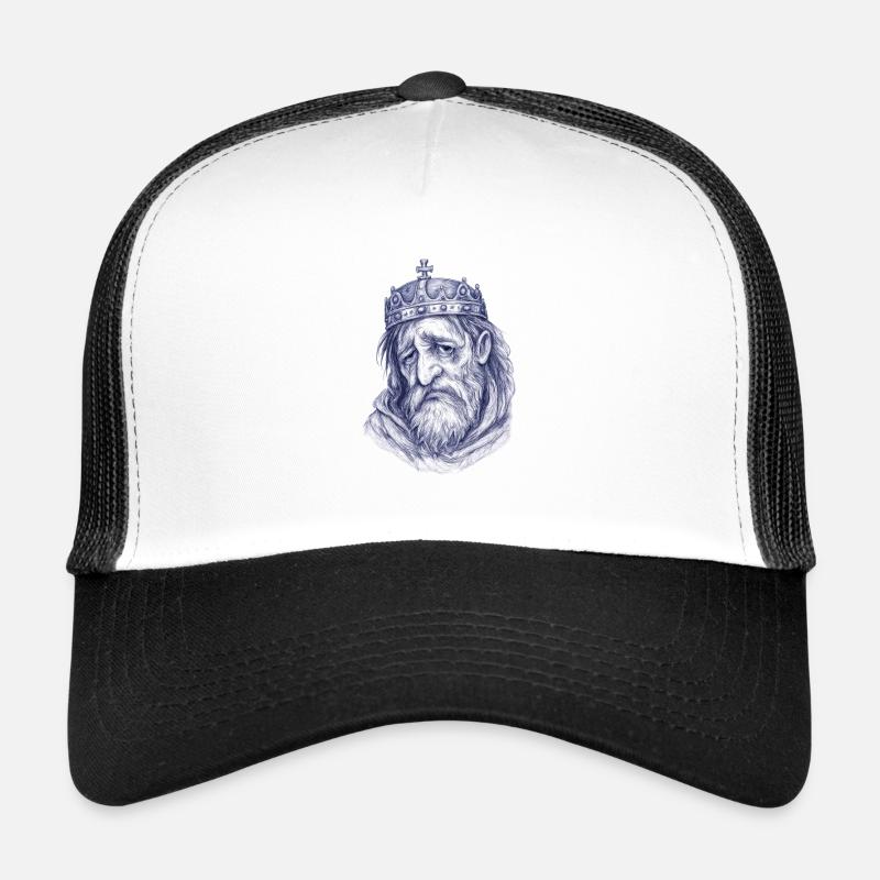 König der Blaustich-Linien Trucker Cap