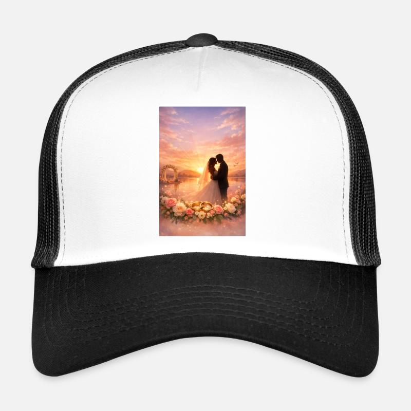 Sunset Wedding Dreams Trucker Cap
