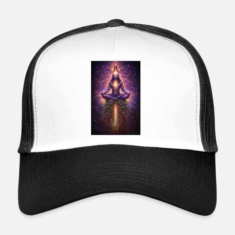 Kosmische Meditation Lichtfluss Trucker Cap