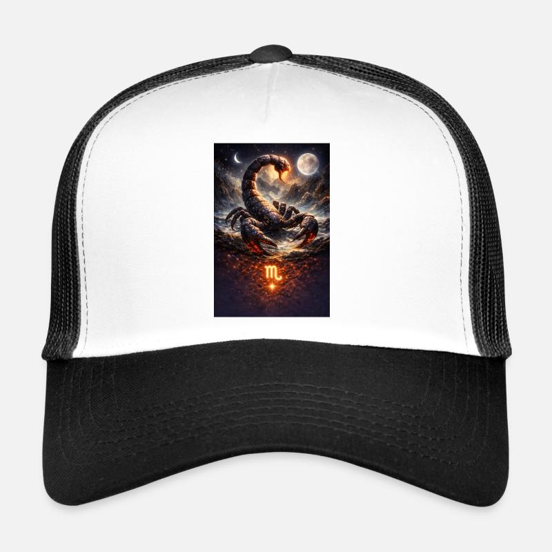 Scorpion - Trucker Cap - white/black