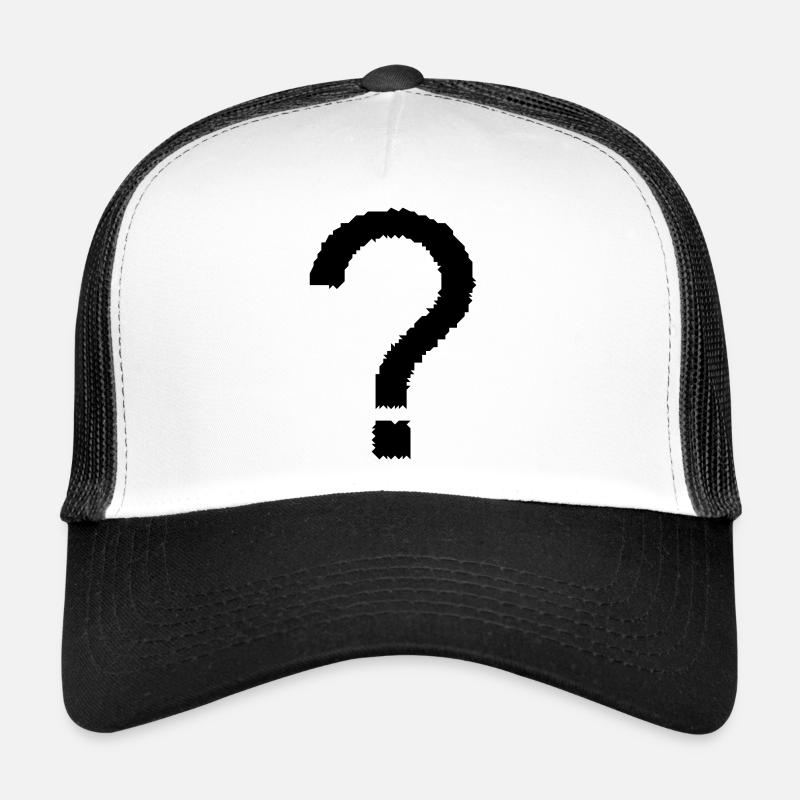 point d'interrogation Casquette trucker 