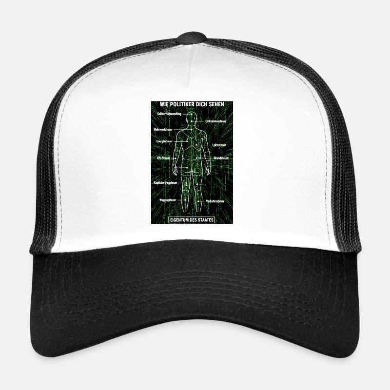 Matrix Zerlegeplan - Steuerzahler Poster  Trucker Cap