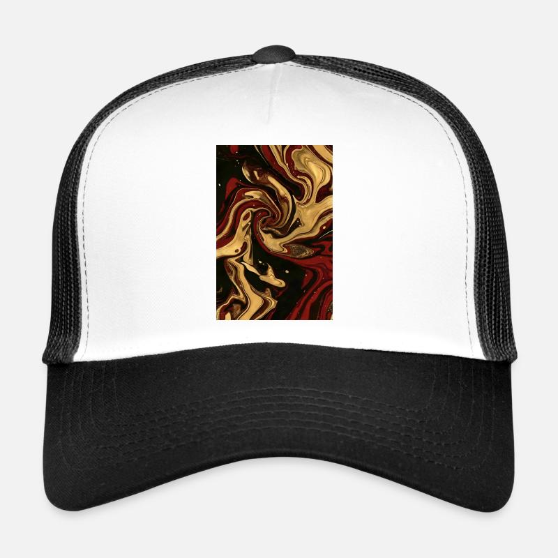 Abstrakt Deutschland Fluid Art Teil 2. Trucker Cap