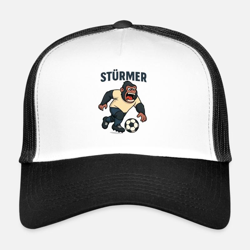 Tempête de football Singe Attaquant Casquette trucker 
