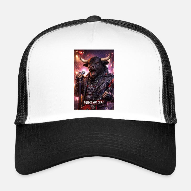 RockyZoo12 - Trucker Cap - white/black