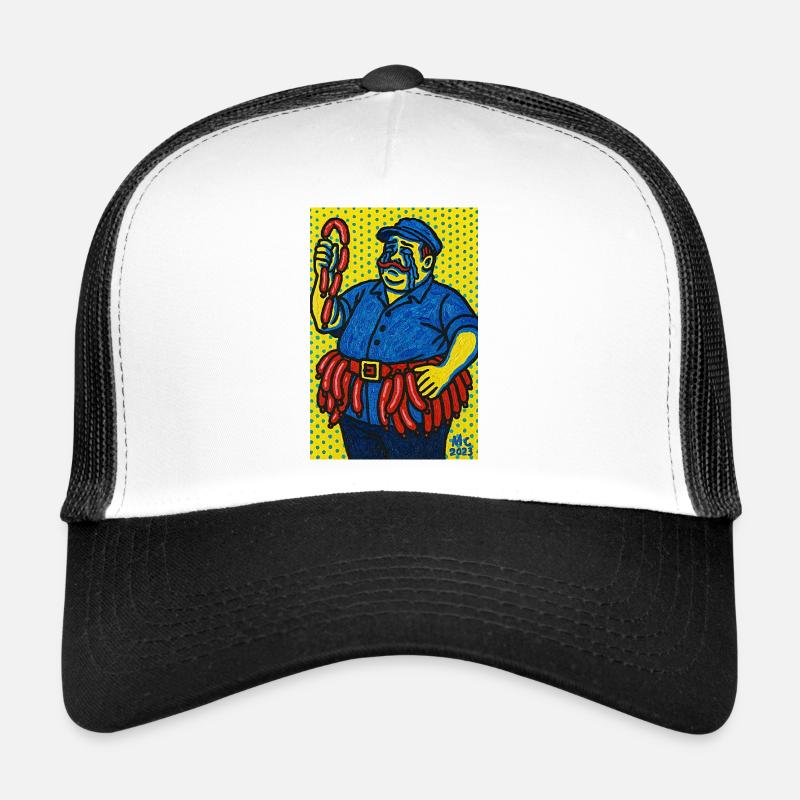Wurstmann dans le style pop art Casquette trucker 
