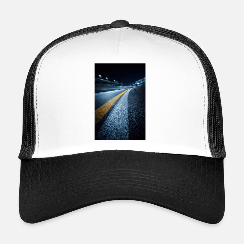 Midnight Track Horizon Trucker Cap