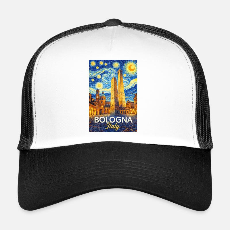 Bologne, Italie. Casquette trucker 