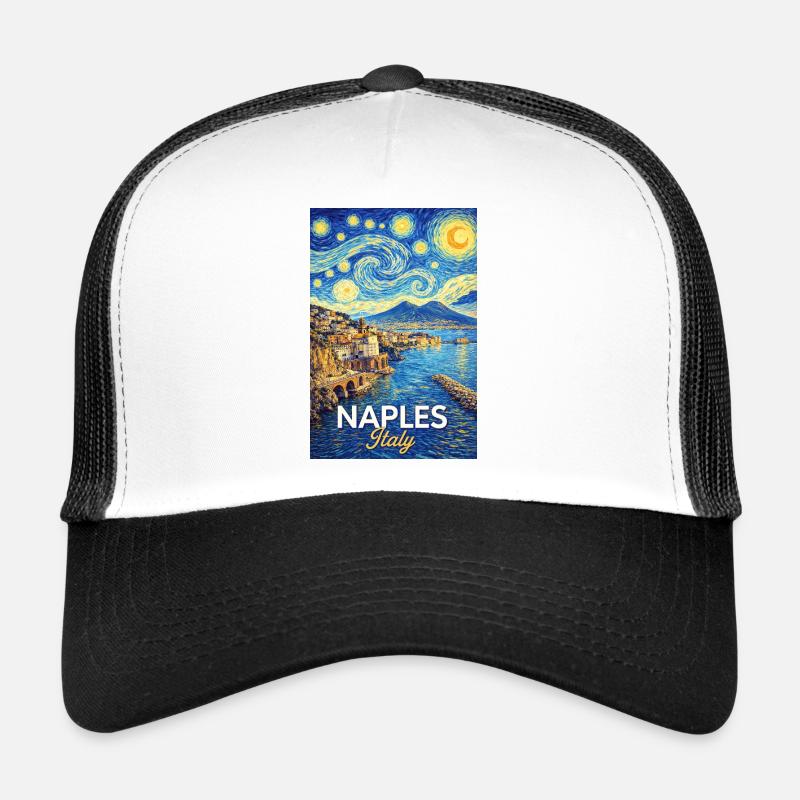 Naples, Italie. Casquette trucker 