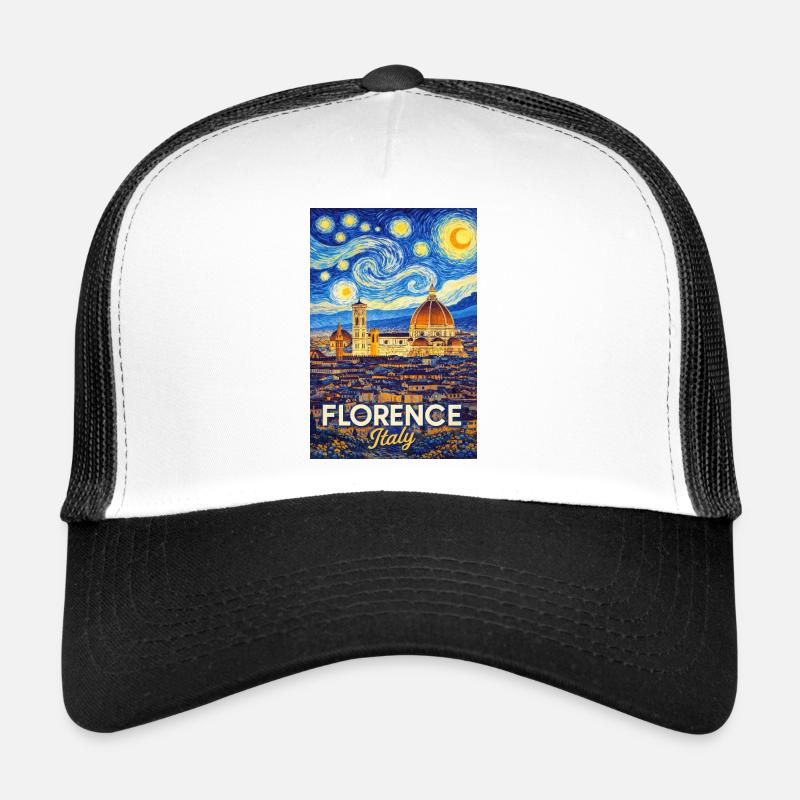 Florence, Italie. Casquette trucker 