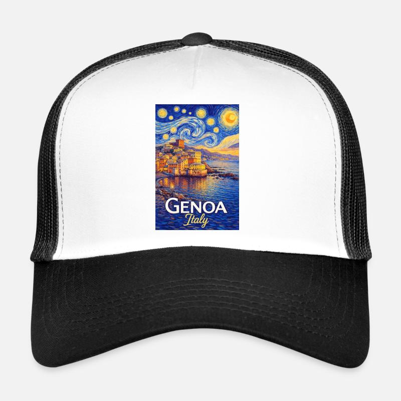 Gênes, Italie. Casquette trucker 