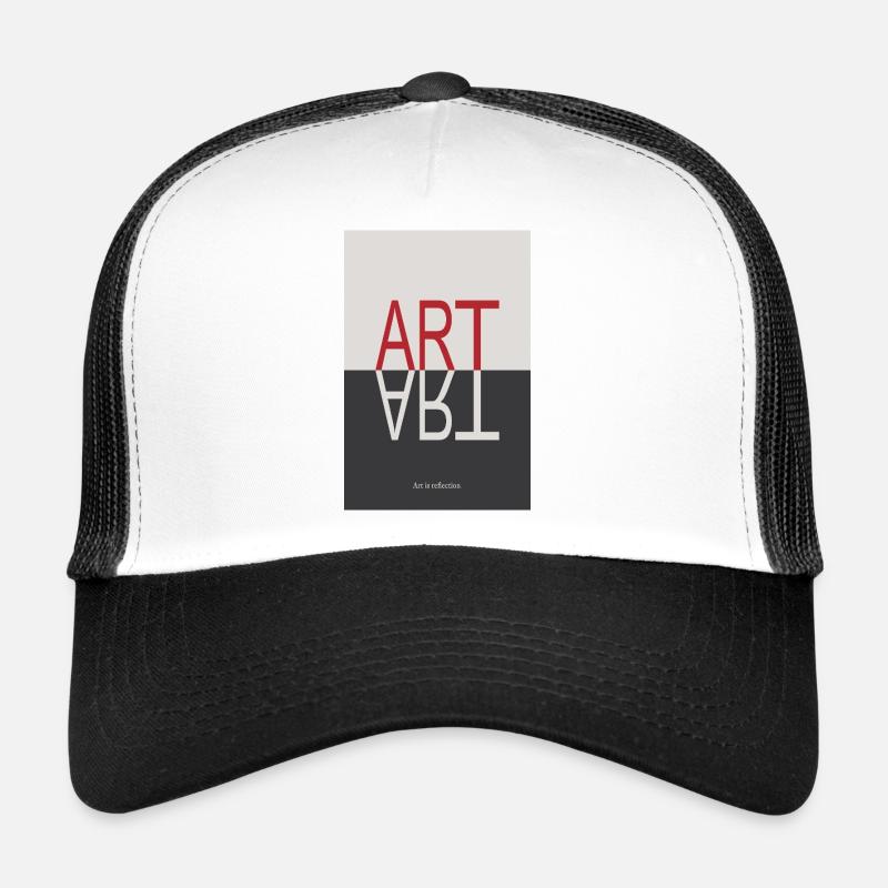 Affiche ART Reflection Minimalist Concept Casquette trucker 