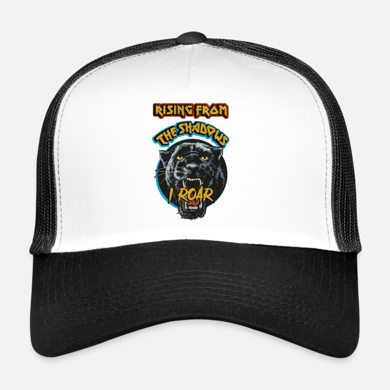 Émerger de l’ombre - Casquette trucker  - blanc/noir