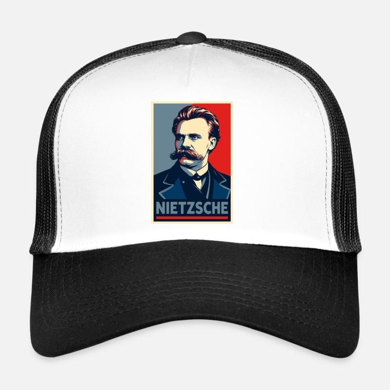 Nietzsche Pop Art Portrait Trucker Cap