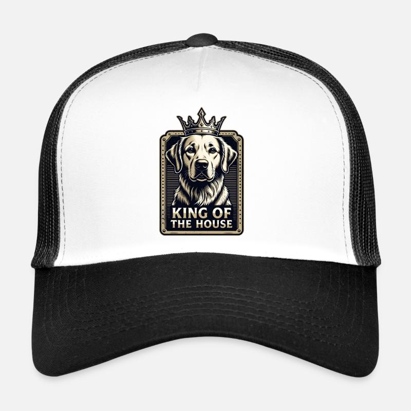 Roi de la maison - Chien Casquette trucker 