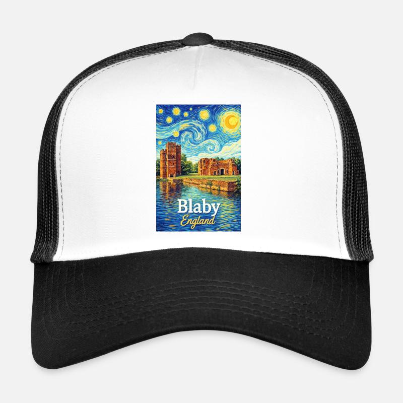 Blaby England Ruins dans le Vortex des Étoiles Casquette trucker 