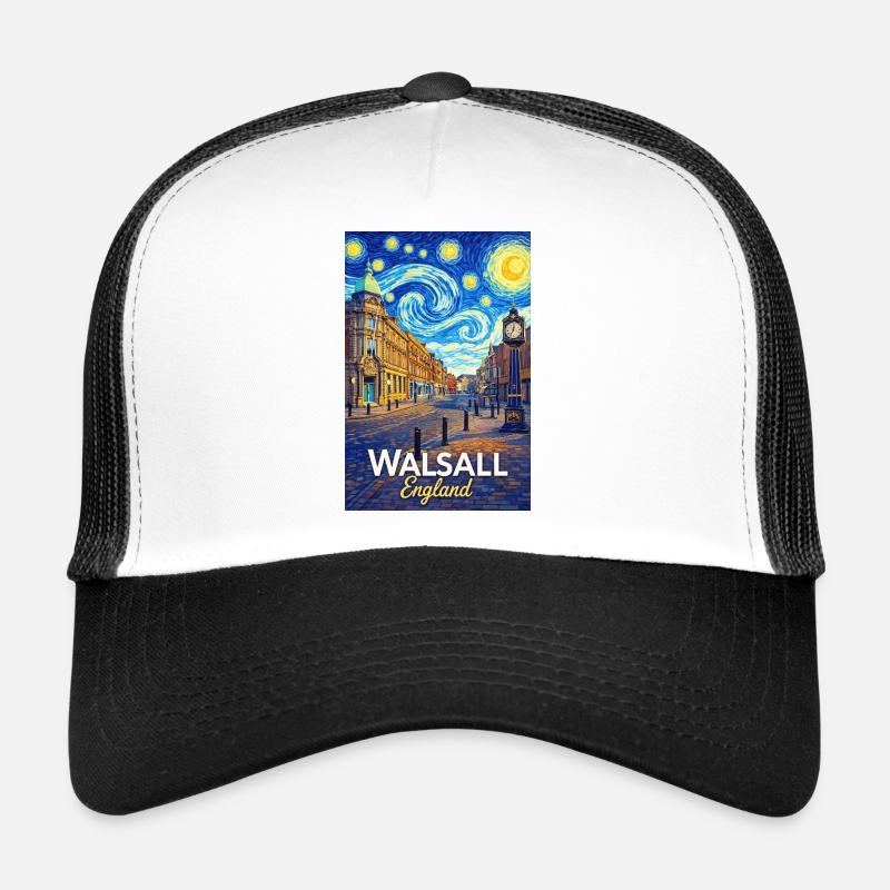 Walsall England Starry Night Trucker Cap