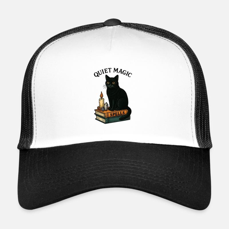 Chat Magique Silencieux Casquette trucker 