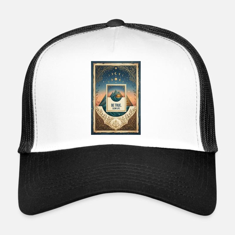 Be True. Slow Life. Trucker Cap