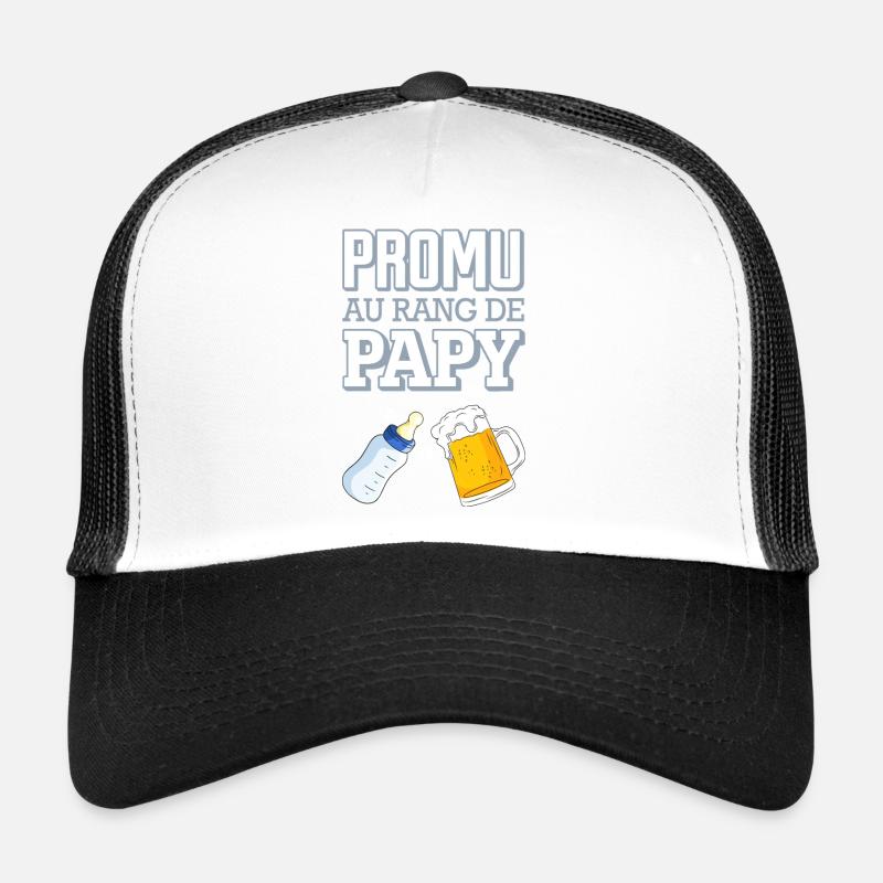 Promu au Rang de Papy Humour Naissance Bébé Casquette trucker 