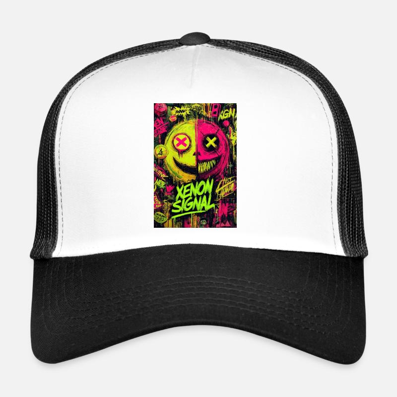 Xenon-Signal-Graffiti Trucker Cap