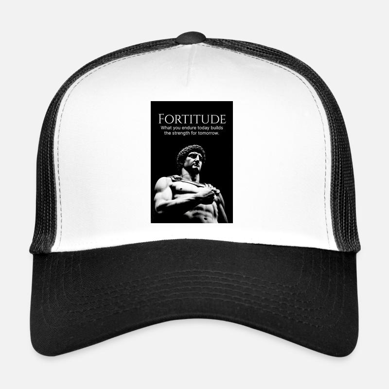 Fortitude Strength Today Power Tomorrow - Trucker Cap - white/black