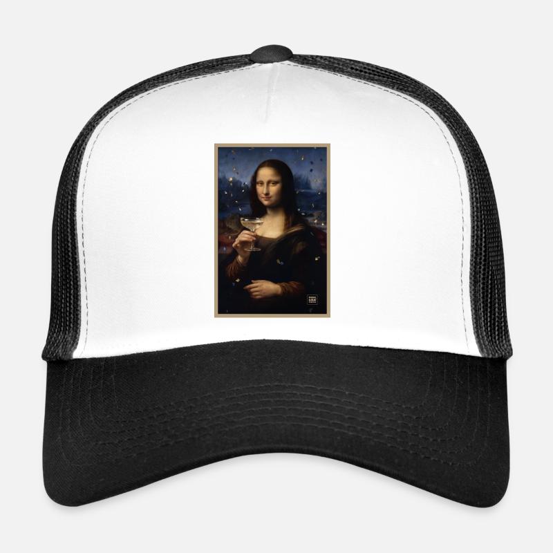 Mona Konfetti-Porträt Mitternachtsparty-Cocktail Trucker Cap