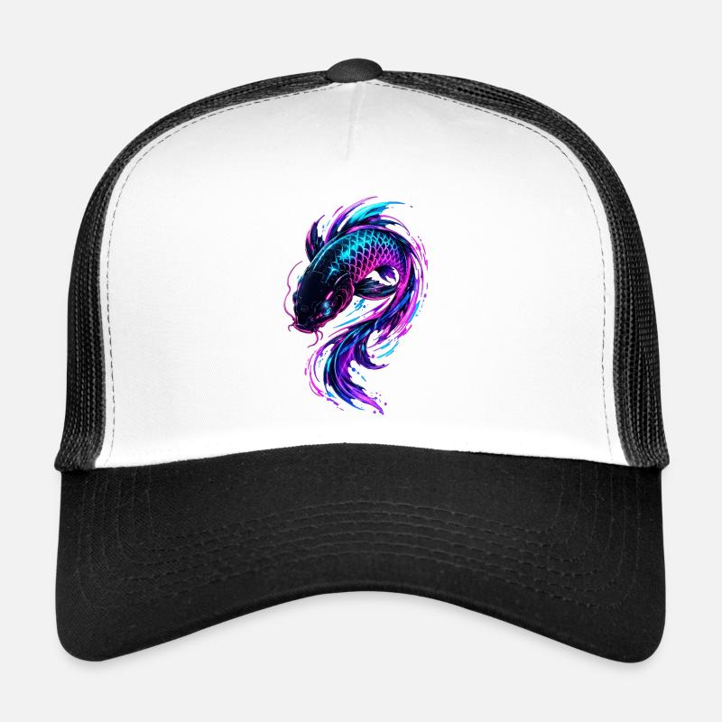 Flux de Koi Néon Casquette trucker 