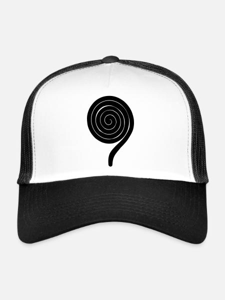 Nine 9th Birthday - Trucker Cap - white/black - Front