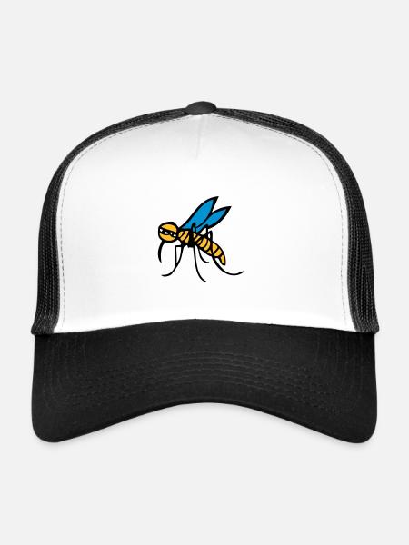 mosquito 2405 - Trucker Cap - white/black - Front
