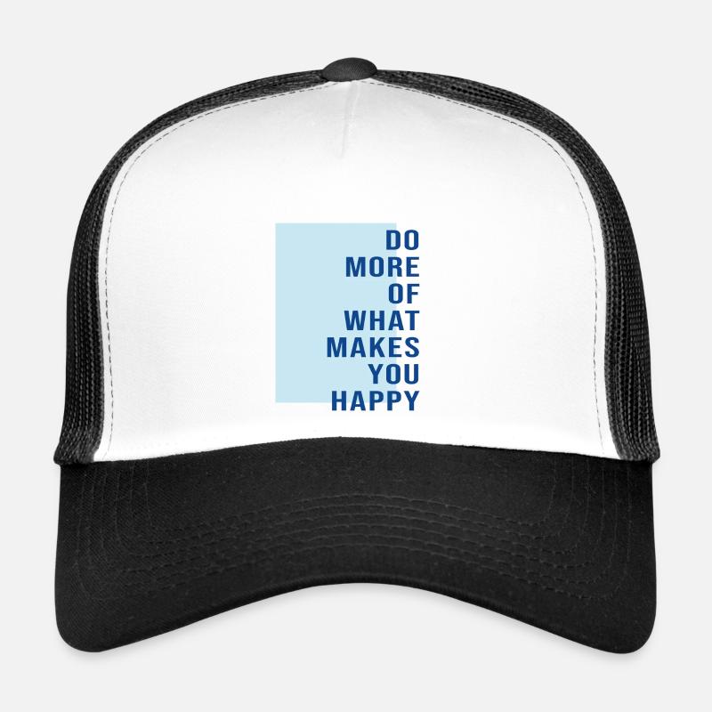 DMOWMYH - Trucker Cap - white/black