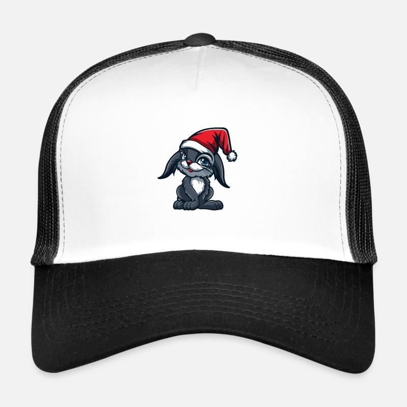 Lapin de Noël Casquette trucker 